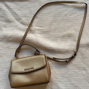 Gold Michael Kors Purse